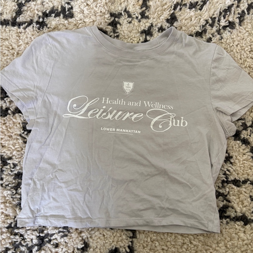 Cropped tee